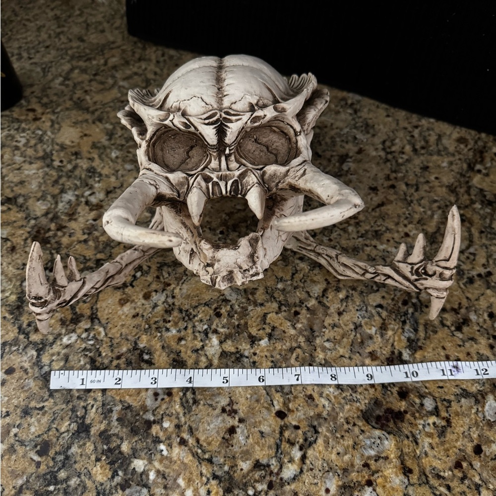Predator skull Yautja Trophy from Alien vs. Predator and Predator movies Resin - Picture 9 of 10